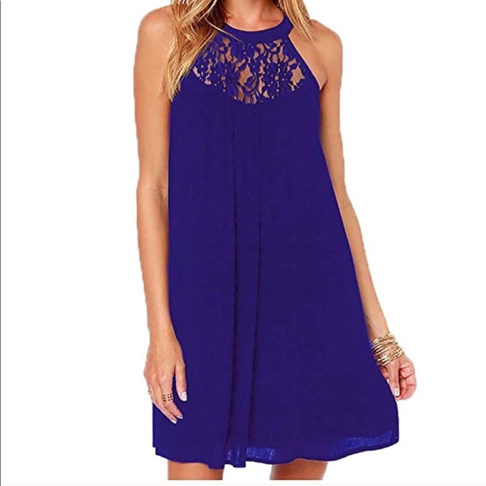 💙BEAUTIFUL NWT Chiffon halter Dress💙